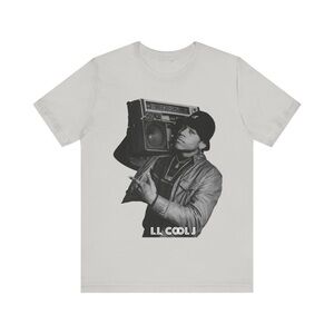 Rock The Bells Collection L.L. Cool J Inspired T-Shirt Medium Gray